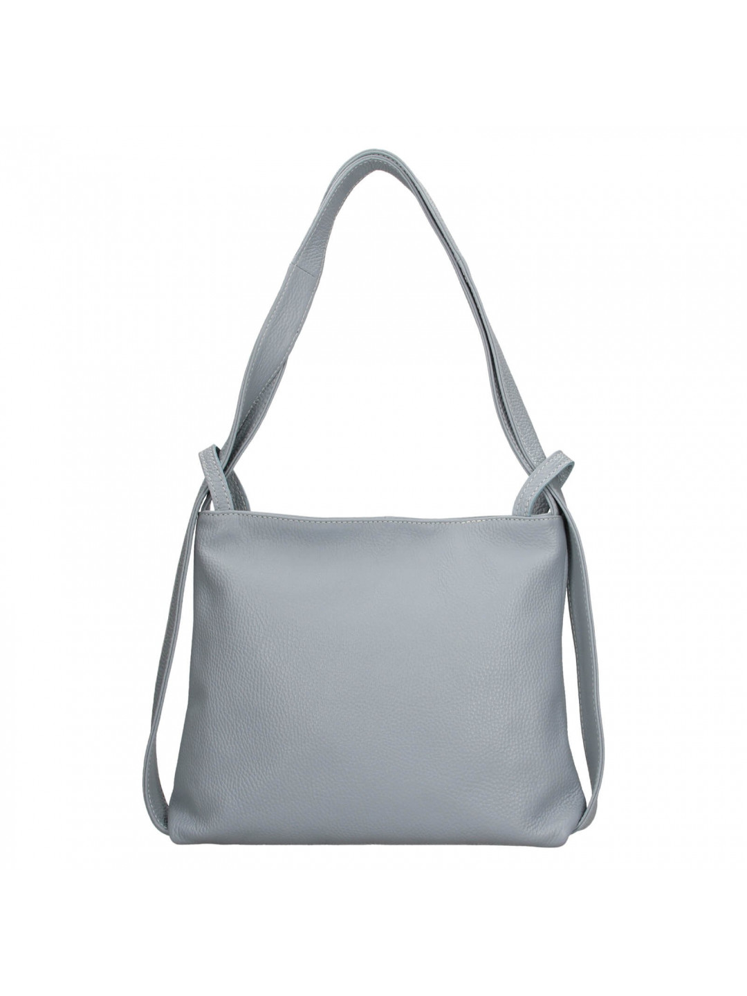 Dámská kožená batůžko-kabelka Italia Maria – světle modrá